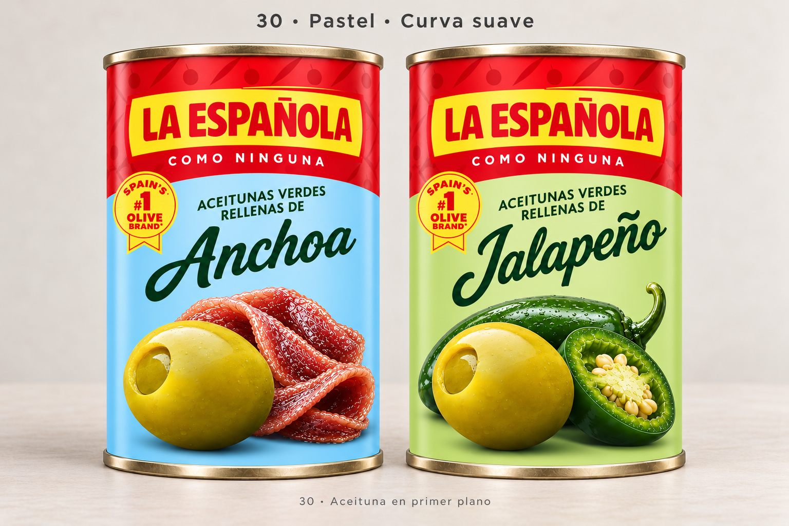 Pastel · Curva suave